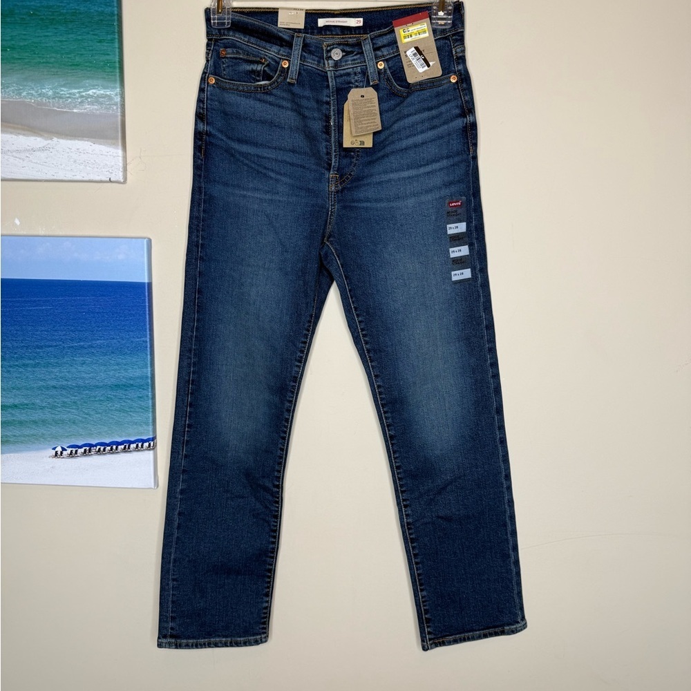 Levi's wedgie high rise Straight Jeans - Picture 2 of 6